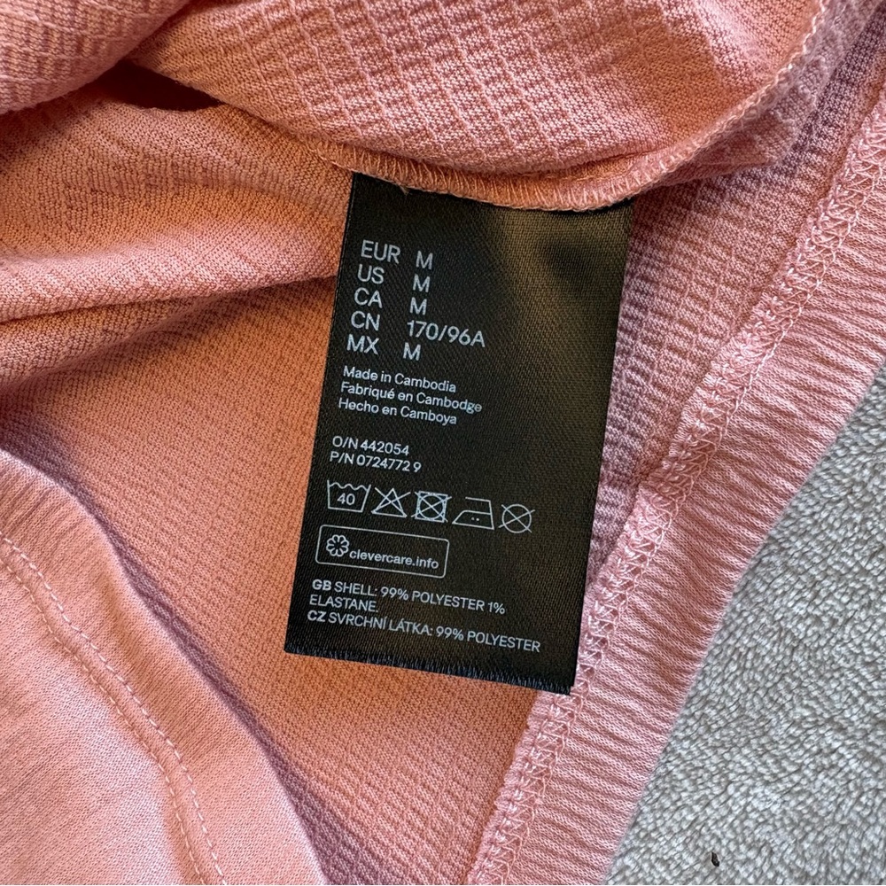 H&M Light Pink Ribbed Crop Top - Picture 3 of 6